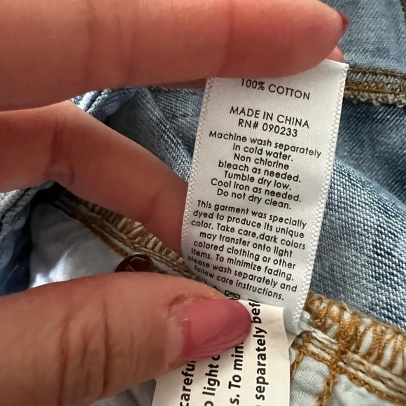 PACSUN High Rise Festival Jean Mini Shorts Size 26 - Picture 4 of 5